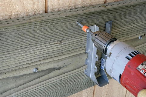 Heavy-Duty SDS Connector Screws 1/4 In X 3-1/2 In With Type-17 Point No Pre-Drilling Needed Smooth Driving Wood-Safe DB Coating used in frame