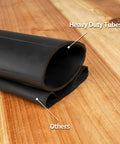 Close-up of heavy-duty tube from Sixteen Inch Bike Tire With Inner Tube Set 16X2.125 for electric bicycles and kids bikes.