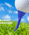 Three And A Quarter Inch Premium Plastic Golf Tees With Step Design for consistent shots on grass field