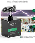 Ultimate Home Surge Guard Type 1 SPD Whole House Surge Protector For 120 And 240V AC with HSPD label, compact design shown