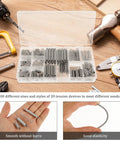 Get Your Garage Ready With This Awesome 200 Piece Spring Assortment Kit Featuring 20 Diverse Sizes From 4 Mm To 9 Mm, Made Of Heavy Duty Galvanized Steel For Tough Automotive Repairs And DIY Maintenance Projects That Need Some Serious Tensile Strength. 200-piece galvanized steel spring assortment kit in organizer box, 4mm-9mm sizes, for automotive repair and DIY