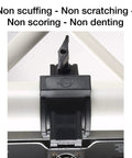 ADJ O-clamp 1.5-inch plastic clamp on white tubing, front view