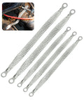 Heavy Duty Universal Automotive Ground Strap Kit Featuring Five Tough Braided Copper Grounding Cables mounted for electrical stability.