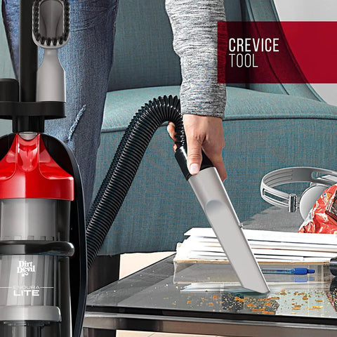 Upgrade Your Cleaning Game With This Dirt Devil Endura Lite. It Is A Super Lightweight Upright Vacuum That Gets The Job Done Fast Without Breaking Your Back. No Bags, Just Easy Suction For All The Dust Debris And Pet Hair In Your Whole House.