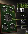 Chipping Golf Game Board Set For Indoor Outdoor Fun Heavy Duty Solid Pine Wood Golf Cornhole Style Practice Board For Adults And Kids