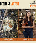Natural Chicken De-wormer Chili Mix for Healthy Flocks and Happy Eggs. Proudly Made in USA. 16oz before and after results.
