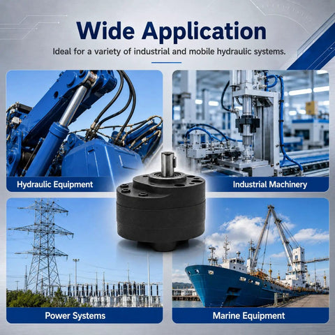 Low Pressure Hydraulic Gear Pump For Industrial Oil Systems With Flexible Flow Options on hydraulic, industrial, power and marine equipment