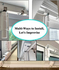 2 Pack Sliding Patio Door Foot Kick Locks For Secondary Childproof Security installed on sliding door rails