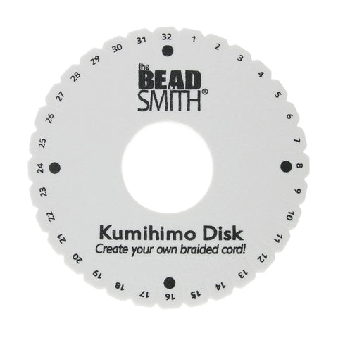 Round Kumihimo Disk Set For Jewelry Making, 6 Inch Diameter Dense Foam, Three-Eighth Inch Thick, Must-Have Braiding Tools Kit