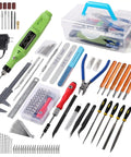 108 Piece Model Tools Kit For Modelers And Hobbyists, Basic Craft Set With Pro Grade Precision Tools including pliers and blades