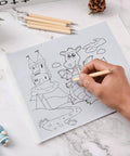 Person using 50 Sheets Carbon Paper Graphite Transfer Paper 8.5 By 11.5 Inch Tracing Paper Kit With 5 Embossing Styluses And Dotting Tools