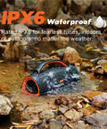 Extreme Boom Pro 100W Outdoor Speaker With Dual 40W Woofers And Dual 10W Tweeters DSP Enhanced Sound Bluetooth 5.3 IPX6 Waterproof