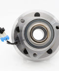 Front view of Front Wheel Hub And Bearing Assembly 513276 5 Lug With ABS For Chevy Captiva Sport 2012 2015 Chevy Equinox.