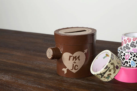 Heavy Duty Brown Colored Duct Tape Single Roll 60 Foot for temporary floor marking beside decorative tape rolls