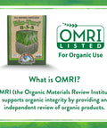 Bio Turf Lawn Food 8 3 5 All Natural Organic Fertilizer For Grass Lawn Landscape And Ornamentals OMRI Listed packaging