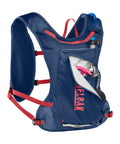Chase Race 4 Bike Hydration Vest With 50oz Reservoir Built For Quick Sips On Fast Road And Gravel Rides, Deep Sea Edition side view
