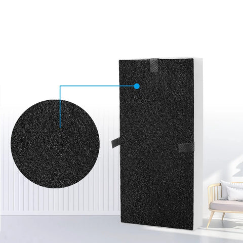 Six Pack Filter U Replacement For Honeywell HHT270 HHT270W HHT290 Humidifier Models showing black filter texture close-up