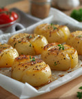 Roasted onions on a tray lined with Terpene-Resistant PTFE Roll for Chef-Grade Kitchens and Lab-Precision Extractions