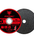 Heavy Duty 5 Inch Metal Cut Off Wheels For Angle Grinders 25 Pack Type 1 Grinding Discs with 7/8 Inch Arbor for cutting steel.