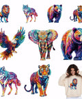 Colorful Animal Iron On Transfers Set 10 Heat Transfer Stickers For T Shirts Hoodies Jackets And DIY Clothing DTF Ready To Press