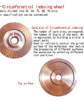 No Sweat Setup Meets Slick Precision In This 96 Tooth Gem Faceting Indexing Wheel With Adjustable Single Fork Angle Manipulator Engineered For Stress Free Jade Polishing And Knockout Crystal Cuts showing top and side view with card slot details.