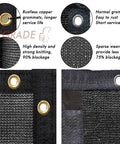 Comparison of rustless copper grommets and normal grommets on Privacy Screen For Fences 6 Ft By 50 Ft Heavy Duty Shade Cover