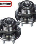 Beefy Front Wheel Bearing And Hub Assembly For 2015 Through 2021 Chevrolet Colorado And 2015 Through 2021 GMC Canyon 4WD 6 Lug OE Direct Replacement Heavy Duty 4x4 Wheel Hub Kit With Low Runout And Quiet Operation