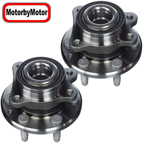 Beefy Front Wheel Bearing And Hub Assembly For 2015 Through 2021 Chevrolet Colorado And 2015 Through 2021 GMC Canyon 4WD 6 Lug OE Direct Replacement Heavy Duty 4x4 Wheel Hub Kit With Low Runout And Quiet Operation