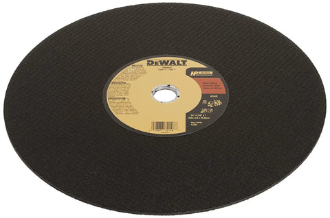 Metal Port Saw Cut Off Wheel Fourteen Inch By One Eighth Inch By One Inch For Heavy Duty Metal Cutting, Aluminum Oxide Grain For Long Life And Aggressive Cutting Power, Thick Fiberglass Backing For High Speed Durability