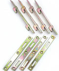 Heavy Duty Bed Rail Brackets Set Of 4 Quick Release Bed Post Fasteners Built Like A Tank showing zinc plated steel hardware.
