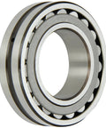 Heavy Duty Two Row Spherical Roller Bearing With Pressed Steel Window Cage For Real Heavy Loads And Smooth Rolling Action Rock Solid 50Mm Bore 90Mm Outside Diameter built tough 9500Rpm Max Speed showing steel rollers and precise design.