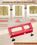 Pro Grade Premium Aluminum Door Hinge Jig For Routers Handy Templates That Fit Hinges From Two And A Half To Five Inches