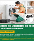 Washer Door Lid Lock Switch Replacement For Front Load Washers Premium Quality Repair Part Easy Install Replaces WH44X10288 And Related Numbers Durable Latch Lock For Reliable Laundry Day, washer latch part