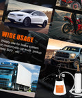 Pro Grade Pneumatic Brake Bleeder Kit For Cars Trucks And Motorcycles with vehicles including car, truck, and motorcycle