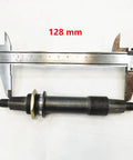 128mm axle with caliper, part of 2 Inch Cup Bike Conversion Bottom Bracket Set With 128mm Axle, Bicycle Bottom Cup Ball Bearing Kit