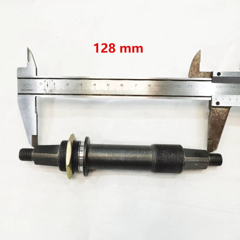 128mm axle with caliper, part of 2 Inch Cup Bike Conversion Bottom Bracket Set With 128mm Axle, Bicycle Bottom Cup Ball Bearing Kit