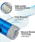 SALI diamond core drill bit, 3/4 inch (19 mm), vacuum-brazed tile and stone drill bit