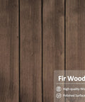 Fir wood material of Outdoor Storage Cabinet For Yard And Patio, Tall 63 Inch Wooden Garden Shed With Lockers.