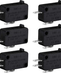 6 Pack Microwave Oven Door Switch Replacement Kit For W10269458 W10727360 W10269460 SZM-V16-FC-61 62 63 Fits Most Microwave Ovens