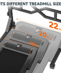 Standing Desk On Wheels For Treadmills With Adjustable Height 29.5 To 45.3 Inches fits multiple treadmill sizes