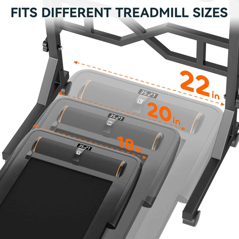 Standing Desk On Wheels For Treadmills With Adjustable Height 29.5 To 45.3 Inches fits multiple treadmill sizes
