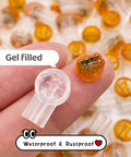 Close-up of Gel Filled Waterproof UY2 K2 Network Cable Connectors for Telephone Wire and Speaker Cable, moisture resistant.