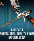 Pro Grade Spray Foam Cleaner And Polyurethane Applicator Restorer Featuring Fast Cut Solvent To Sweep Sticky Messes Boost Tool Life And Keep Diy Tasks Rolling Smooth In Two Pack Cans with nozzle and grip.
