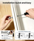 Installing 30 Pack One And One Quarter Inch Brushed Nickel Solid Zinc Alloy Euro Style Cabinet Knobs on a drawer.