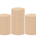 100 Pack Wood Joining Biscuits For Stronger Joinery And Glue Bonding Size 0 Pro Grade Solid Wood Biscuits stacked three piles