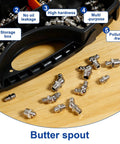 270 Piece Galvanized Grease Zerk Fitting Kit With Imperial And Metric Range in storage box on table