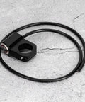 Ride Ready 12V Stainless Steel LED Spotlight Handlebar Switch for Motorcycles ATVs and Bikes with Red Indicator