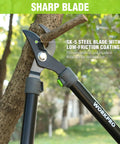 27 Inch Garden Bypass Lopper That Prunes Thick Branches Like A Boss With 1.6 Inch Cutting Capacity SK5 Sharp Blade in use
