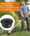 25-2 Trimmer Head Bump Feed Replacement for Stihl String Trimmers, shown in use in a garden setting