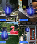 Beast Mode Outdoor Bug Zapper For Mosquitoes And Flies Waterproof Insect Killer Trap Lamp 4200V Electric LED Light in various settings